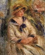 Pierre-Auguste Renoir Etude pour un portrait oil painting on canvas